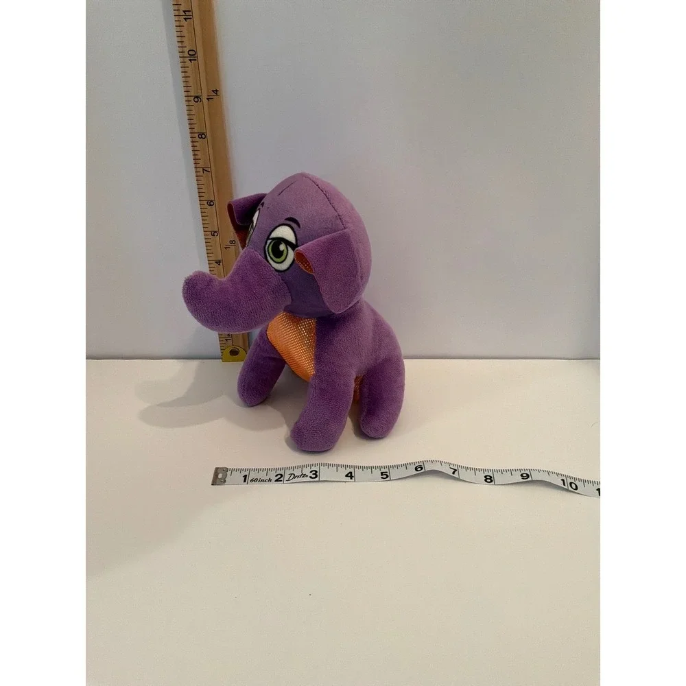 Purple Elephant Plush Toy Stuffed Animal‎ Cute Small Kids Toy